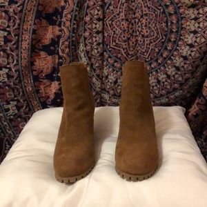 STEVE MADDEN booties.